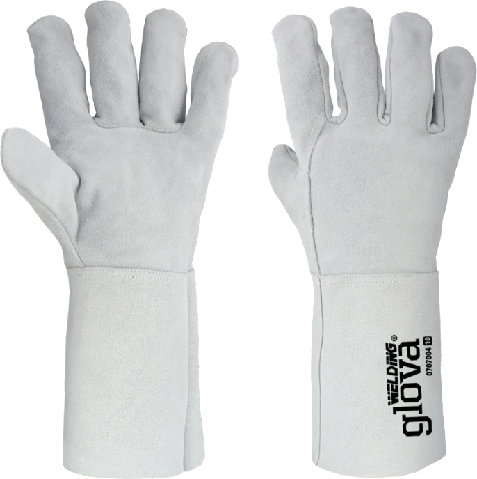 Luva Crute Cinza Manguito 15cm - T10