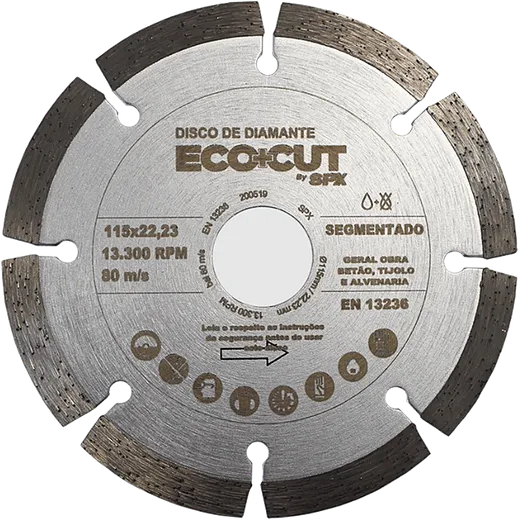 D DIAMANTADO ECO SEG. I105 125X2,0X22,23