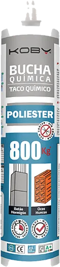 RESINA QUIMICA POLIESTER 300ml KOBY
