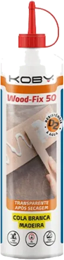COLA BRANCA WOOD-FIX 50 750G KOBY