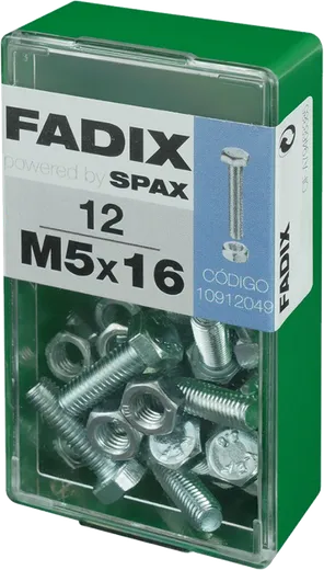 Pf. Cab. Sextavada DIN 933 c/ PorcaM 5x16 mm 12und S
