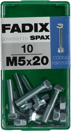 Pf. Cab. Sextavada DIN 933 c/ PorcaM 5x20 mm 10und S