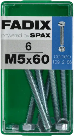 Pf. Cab. Sextavada DIN 933 c/ PorcaM 5x60 mm 6und S