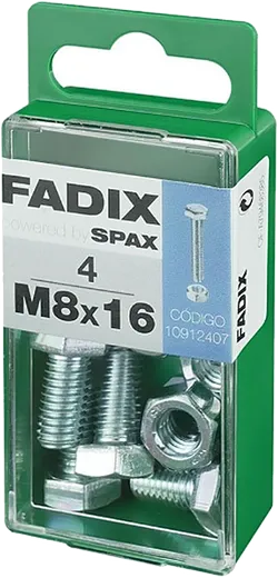 Pf. Cab. Sextavada DIN 933 c/ PorcaM 8x16 mm 4und S