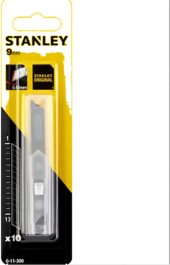 Lâminas para x-acto 9mm - 10 lâminas