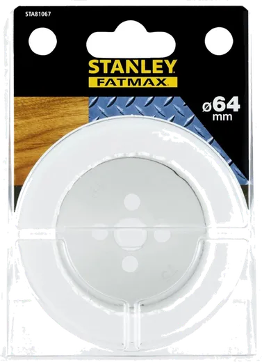Broca de coroa bimetálico 64mm. Profundidade 38.3mm