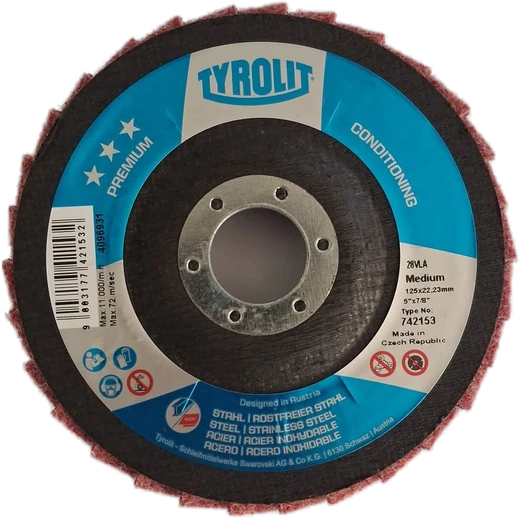 Disco de Acondicionamento Tyrolit 28VLA 125mm (Médio)